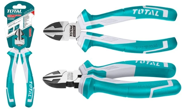 Šoninio kirpimo replės TOTAL, Cr-V, 160 mm., THT230606