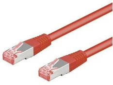 Goobay Patchcord, CAT6, S/FTP, 2m, raudona (95497)