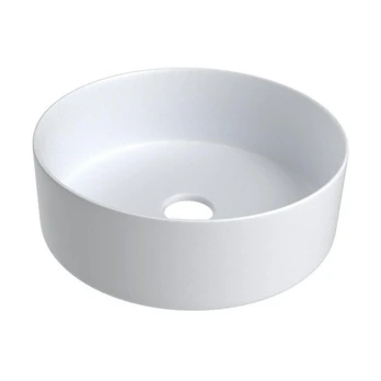 Praustuvas Kame Tondo Round 35 cm matinis baltas WB353512MW