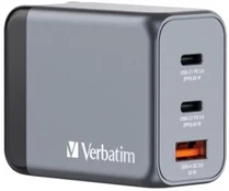Verbatim USB-C Ladegerät 65W 3 Port 2xUSB-C/1x USB-A