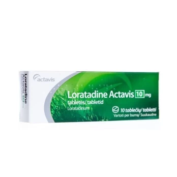LORATADINE ACTAVIS 10 mg tabletės N10