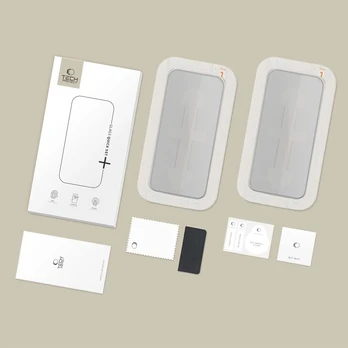 SZKŁO PRYWATYZUJĄCE TECH-PROTECT QUICK SET SPY+ 2-PACK IPHONE 13 | 13 PRO | 14 | 16E PRIVACY