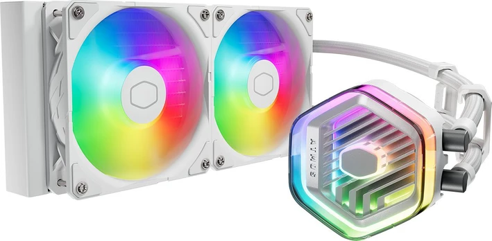 Cooler Master Chłodzenie wodne MasterLiquid 240 Atmos balta