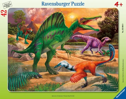 Dėlionė Ravensburger Spinosaurus, 32.5 cm x 24.5 cm