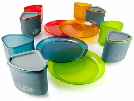 GSI Outdoors Naczynia Infinity 4 asmenų kompaktiški stalai (75420)