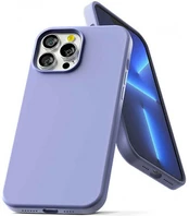 Pilkas (Levanda) dėklas Apple iPhone 13 Pro telefonui "Mercury Silicone Case"