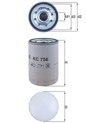 Kuro filtras MAHLE KC756