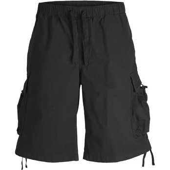 Šortai vyrams, Juoda, Jpstparachute shorts