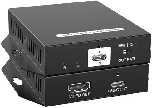 System przekazu sygnału AV VivoLink USB-C Power Injector w/HDMI