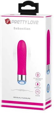 Pretty Love Podręczny mini wibrator stymulator 12 trybów 12cm