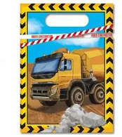 Dovanų maišelių rinkinys „Construction Grabber“ (6 vnt.)