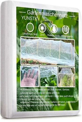 Apsauginis tinklelis nuo vabzdžių augalams, 2x50 m, 80mesh