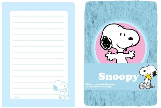 Safta Snoopy Peanuts A5 plush notebook