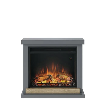 Pastatomas elektrinis židinys Tagu Hagen Solid Grey