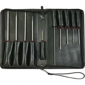 TITANplus atsuktuvų rinkinys, 10 vnt., PH+plokščias, KS Tools
