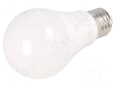 LED lamp | cool white | E27 | 230VAC | 9.5W | 200° | 6500K kaina