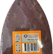 Šlifavimo lapelis CORTEX, DELTA tipo, P36, 100x150 mm, 5 vnt. kaina