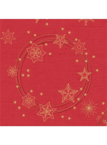 Servetėlė DUNILIN Star Shine Red 40 x 40 cm (45 vnt.)