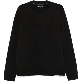 Megztinis vyrams, Juoda, Embossed logo crew