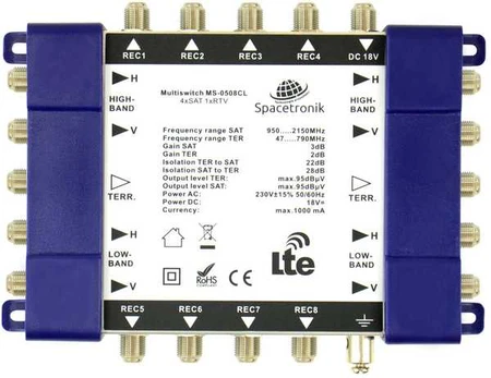 Multiswitch Spacetronik Pro Series MS-0508CL 5/8C