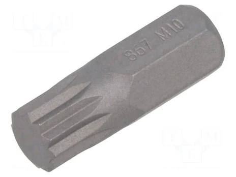 Screwdriver bit | spline (12-angles) | XZN M10 | Overall len: 30mm
