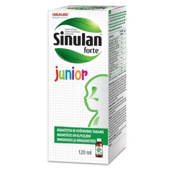 SINULAN Forte Junior, sirupas, 120 ml