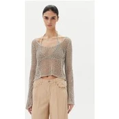 PINKO Megztinis Denali 104749 A2FB Pilka Regular Fit