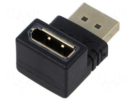Adapter | DisplayPort socket,DisplayPort plug 90° up/down