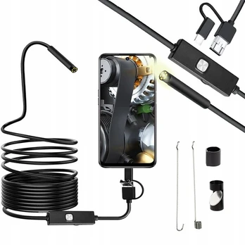 Reto Endoskopinė apžiūros kamera Android USB 5,5 mm LED