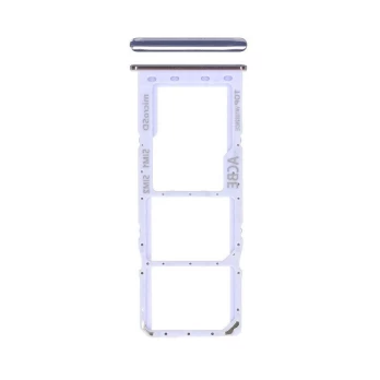 SIM kortelės laikiklis Samsung A325 A32 4G 2021 violetinis originalus (service pack)