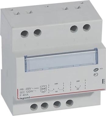 Legrand modulinis saugos transformatorius