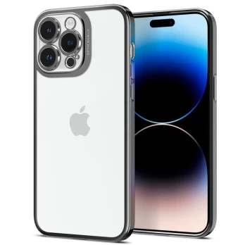 Dėklas Spigen OPTIK CRYSTAL IPHONE 14 PRO MAX Pilkas