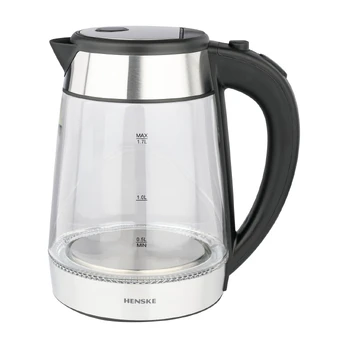 Elektrinis, stiklinis virdulys HENSKE HHB1710, 1,7 l