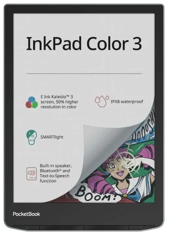 E-Reader|POCKETBOOK|InkPad Color 3|7.8 |1872x1404|1xUSB-C|Wireless LAN|Bluetooth|PB743K3-1-WW