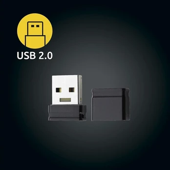 Intenso Micro Line 4gb Usb atmintinė, juoda