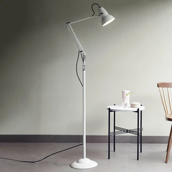 "Anglepoise Original 1227" grindų lempa lininė balta