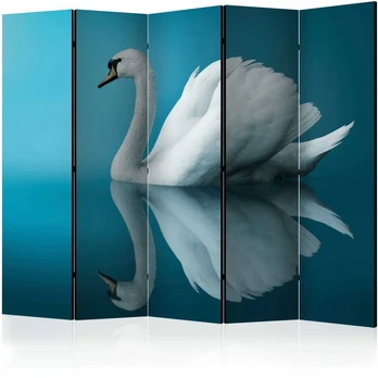 Artgeist Pertvara - swan - reflection II [Room Dividers]