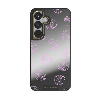 Girl Dinner - Samsung Galaxy S25 Plus Case, Elite Mirror Dark (Magnetic) / Gold