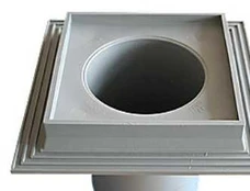 Purus Jo-Flex Afløbsskål 110 mm - u/stuts, t/ beton