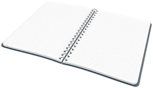 Leitz - Cosy Notebook Spiral Ridge Large Grey - Ruled kaina