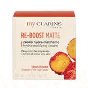 Veido kremas Clarins Re-Boost Matte, 50 ml, moterims kaina