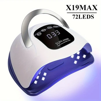 SUN X19 MAX UV LED nagų lempa, 72 LED