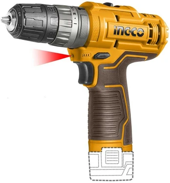 Ingco CIDLI12202E cordless impact screwdriver incl. 2pcs battery