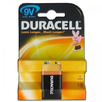 Elementai DURACELL 1604A/DUR "krona", 1vnt, alkaline, 9V