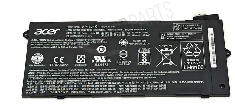 Acer Baterija Poly 3 Cell 3920Mah