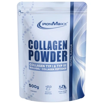IronMaxx Collagen Powder 500 g. - Neutral skonis