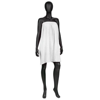 Activeshop Frotinis apsiaustas baltas