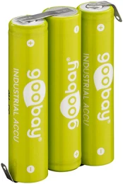 Akumuliatorius NiMh 3.6V 800mAh su lituojamais išvadais 3x HR03 (AAA) kaina