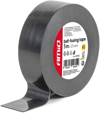 Taśma samowulkanizująca juoda 25mm x 5m x 0.5mm amio-04855