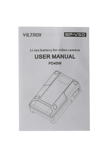 Viltrox BP V50 3350Mah V Mount Lithium Batterij
